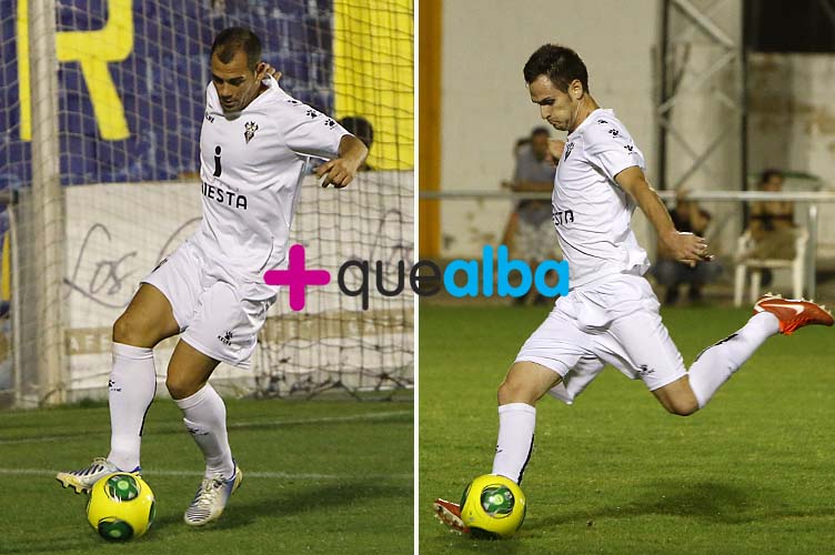 César Díaz y Rubén Cruz en su debut son el Alba