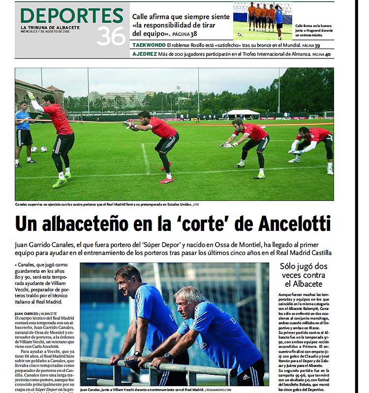 La Tribuna de Albacete deportes entrevista Canales