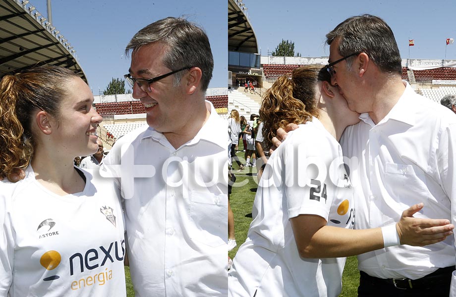 MARCIAL MARÍN TAMBIÉN ESTALLÓ DE ALEGRÍA CON LA VICTORIA DEL FUNDA