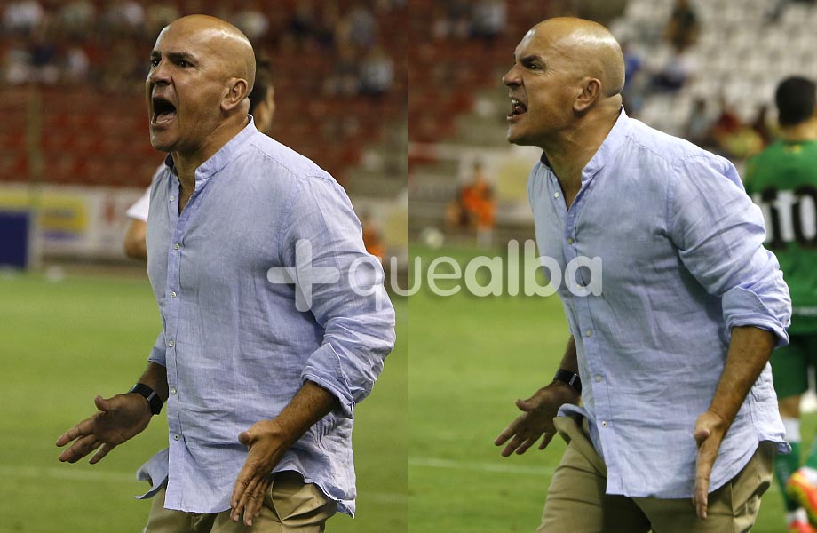 El entrenador del Albacete Luis César Sampedro