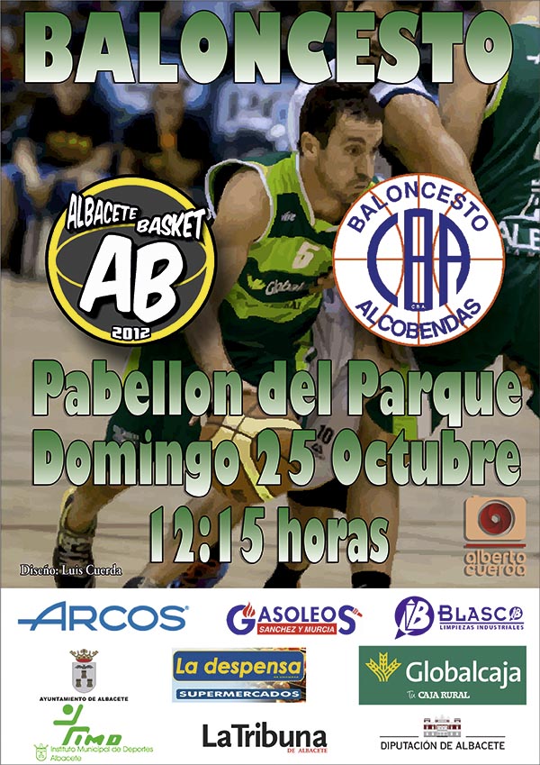 ARCOS ALBACETE BASKET – ALCOBENDAS domingo a las 12:15 será el primer partido en casa para un renovado equipo albaceteño que busca el apoyo del público para hacer del pabellón parque un fortín.