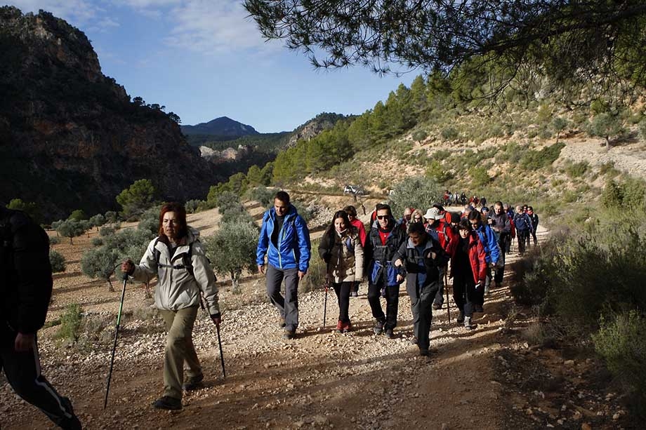 Los participantes disfrutaron de la ruta “Ruta por los Cárcavos”. FOTO LA MACHA PRESS