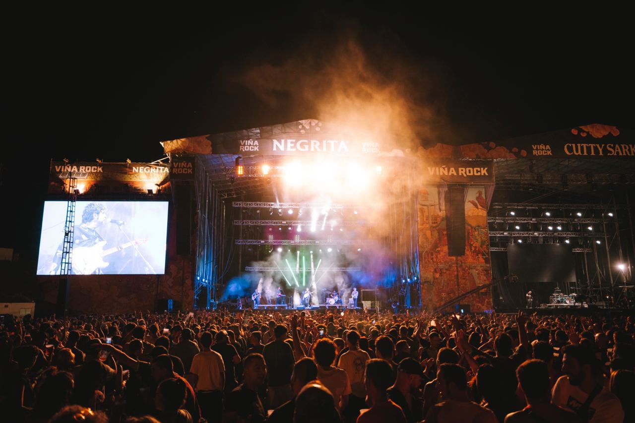Imagen del Viña Rock, ya ayer jueves, difundida por la organización del festival.